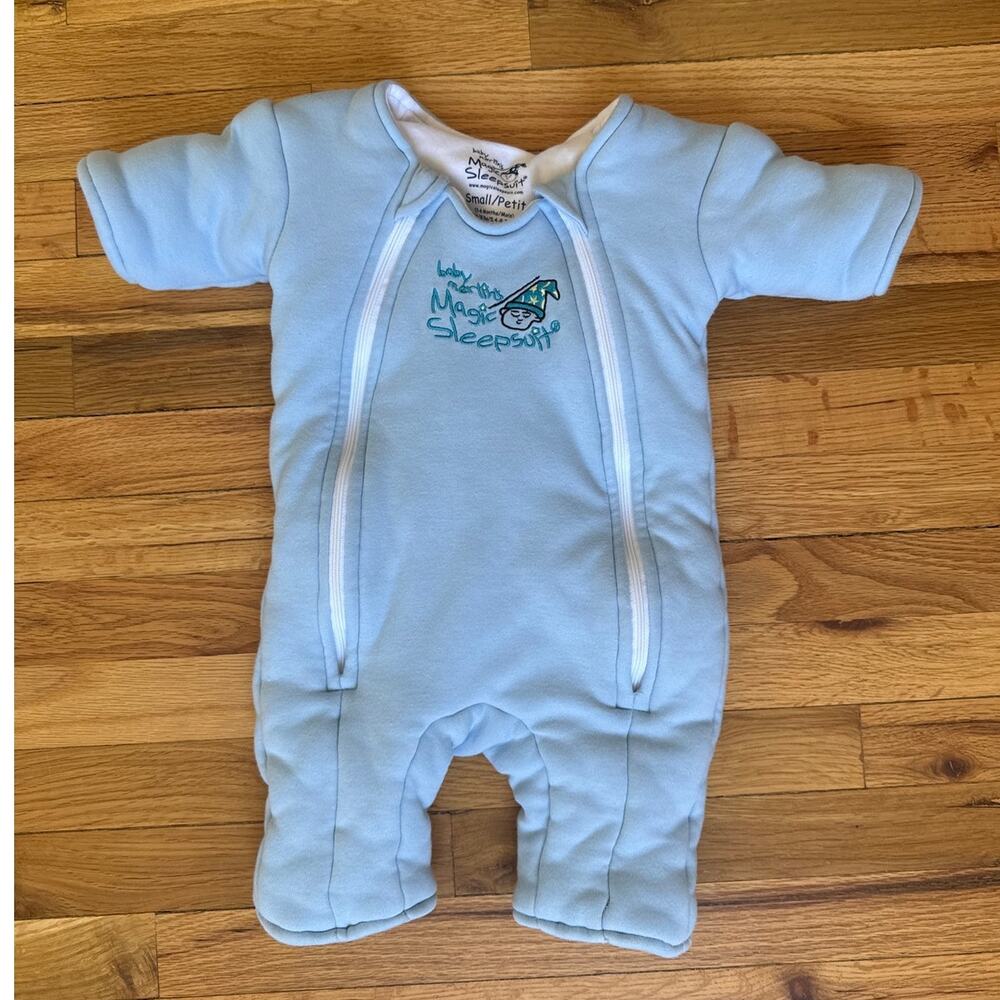 Baby Merlin's Magic Sleepsuit in Light Blue Size Small 3-6 months